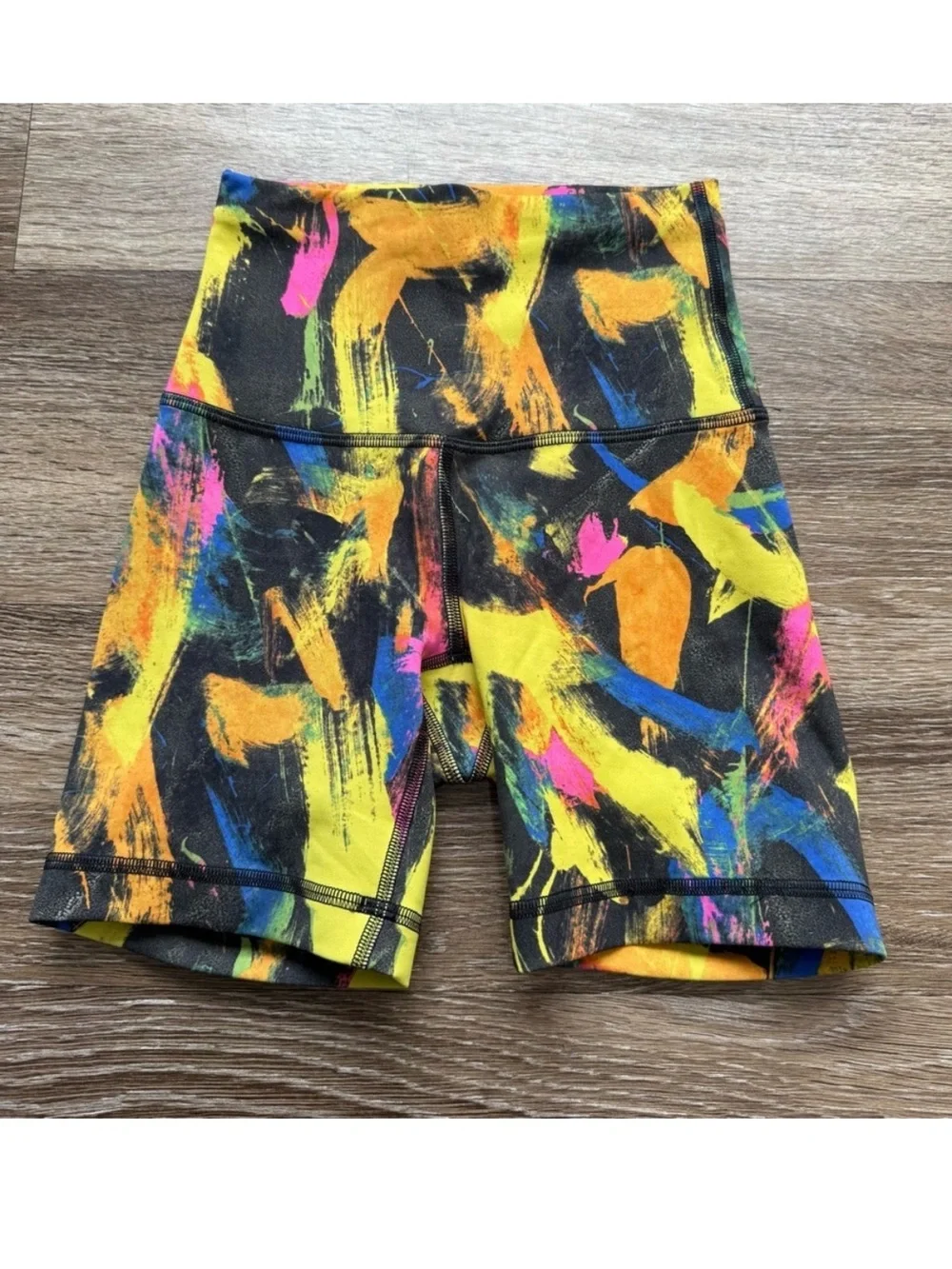 Lululemon Wunder Train High-Rise Short 6” Undertone Black Multi